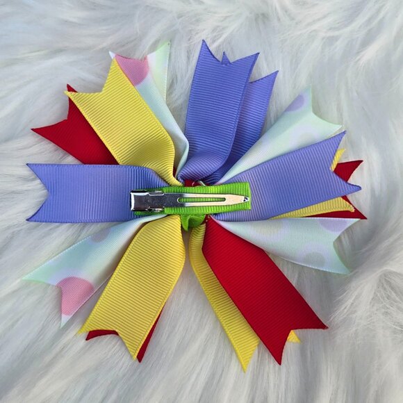 New Baby Girl Hair Bows – Set of 5 Clips, Soft & Stylish for Toddlers & Kids - Picture 2 of 2